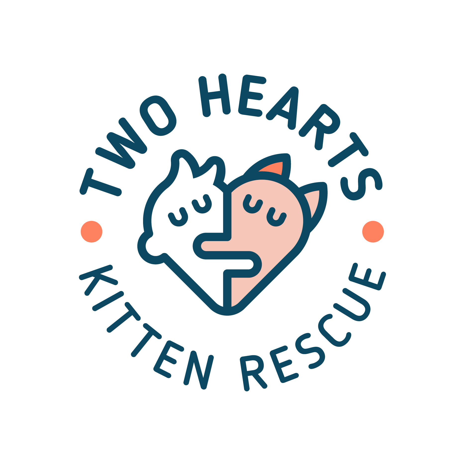 Hello, World! We’re Two Hearts Kitten Rescue.
